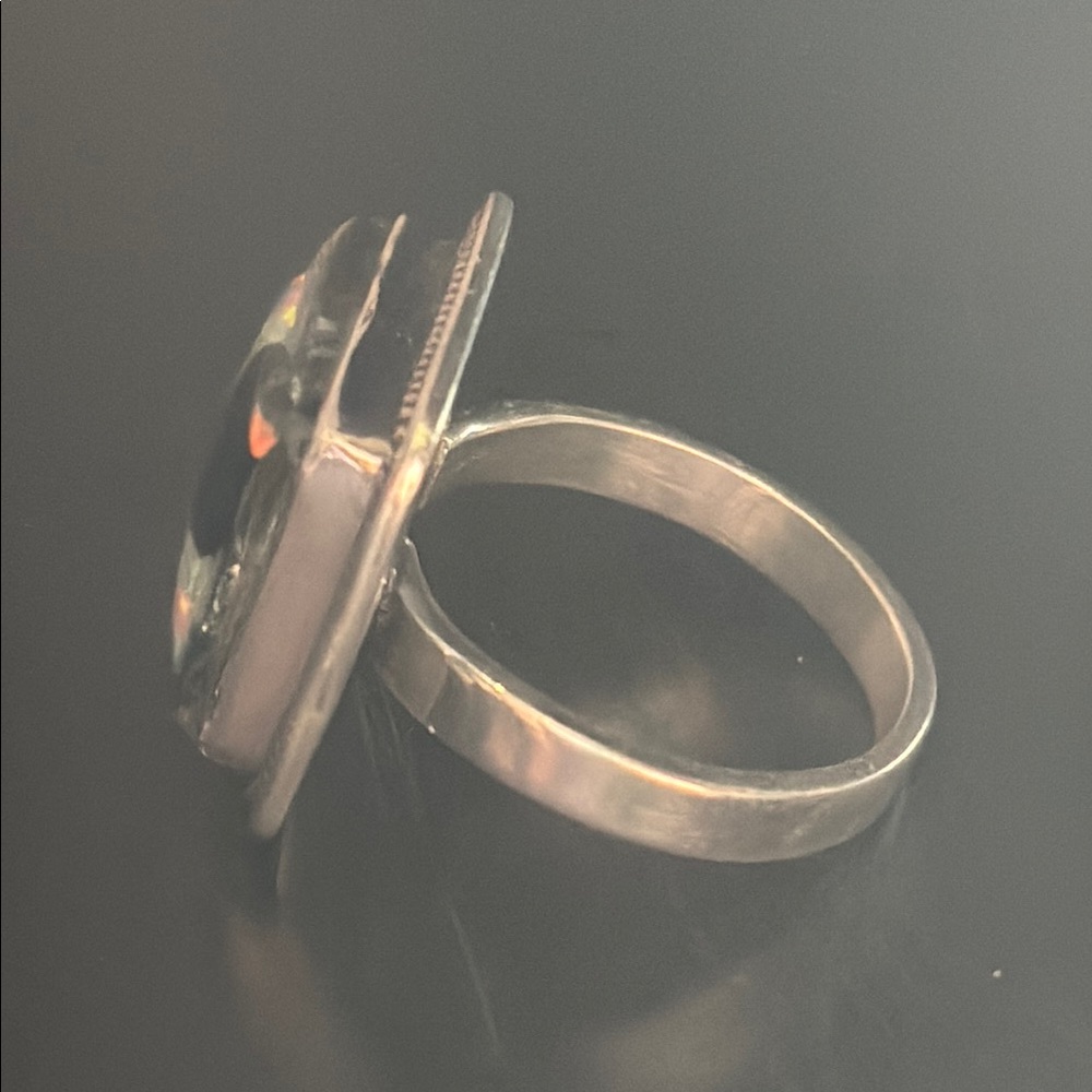 Aurora Opal 925 Ring - image 4